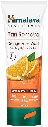 Himalaya Tan Removal Orange Face Wash, 100ml