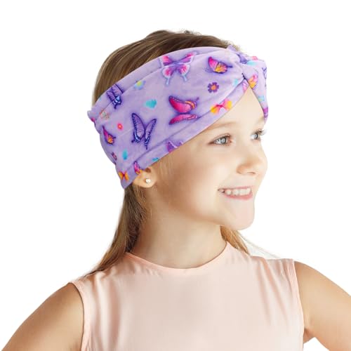 Stirnband Kinder Winter Mädchen Stirnbänder Winter Verstellbar Plüsch Haarband Elastische Ohrenwärmer für Ski Wandern Radfahren Laufen Outdoor Stirnband Kinder Winter Mädchen Stirnbänder Winter Verstellbar Plüsch Haarband Elastische Ohrenwärmer für Ski Wandern Radfahren Laufen Outdoor