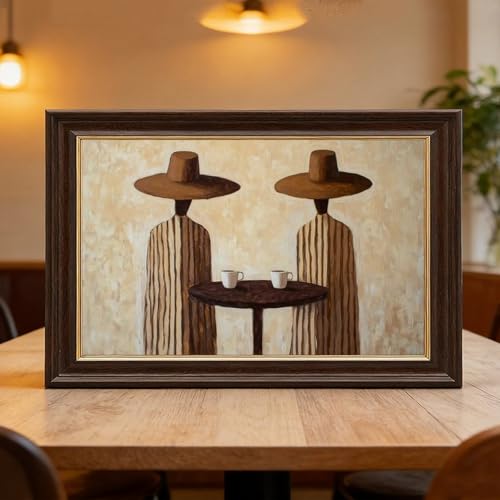 Poster sur toile figurines abstraites art mural de luxe - 6