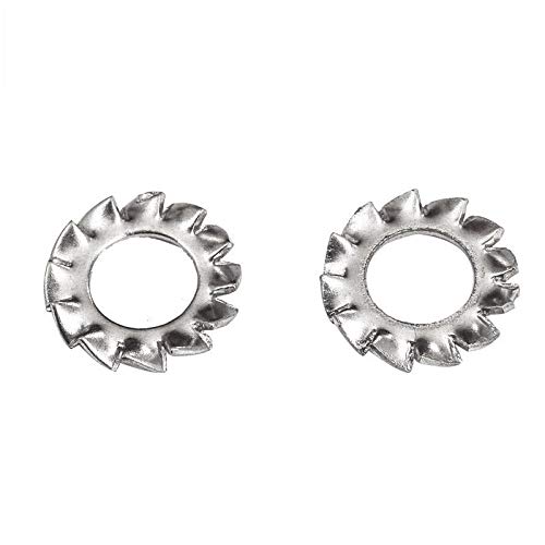 Rondelle Dentellate Antiurto Inox A2 - Serratura Esterna - Assortimento M3 M4 M5 M6 M8 M10 M12 M14