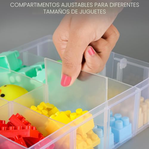 Caja organizadora plástico de 50 compartimentos ajustables BELLE VOUS de cinco niveles 7