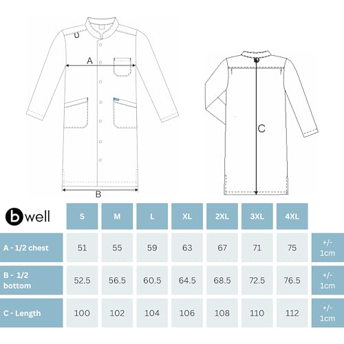 Qualité polyester coton supérieure pour la blouse blanche B-well