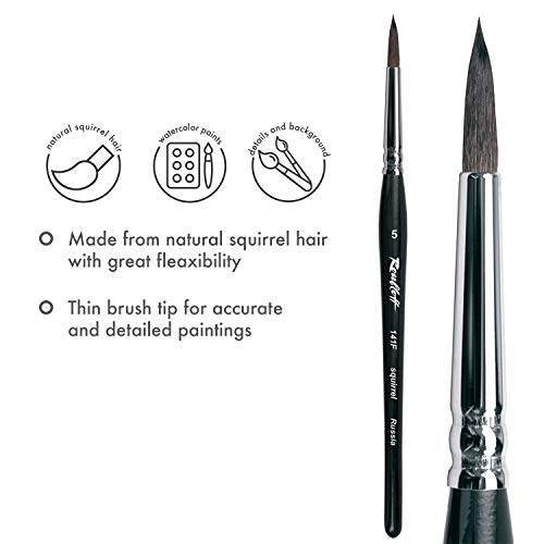 Roubloff 3er Set Pennelli Pittura Taglia 1-3-5 |