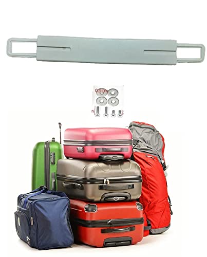 Image of Luggage Wheel,Handle,Lock Only for Replacement and Repair for VIP, Safari, Skybag, Amrican Tourister Suitcases Luggage Part (1 Pcs Grey Handle)