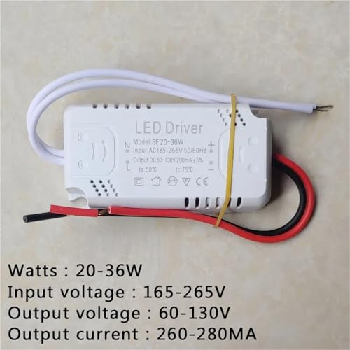 Driver LED 300mA 20-36W transformateur pour éclairage de cuisine