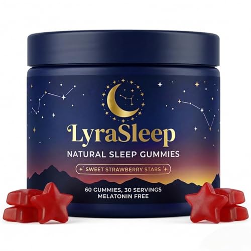 LyraSleep Gummies - Nighttime Stay Asleep All Night Wake up Clear Promote Calm Mind & Fall Asleep Faster 30 Day Supply (LyraSleep Gummies - 1pcs)
