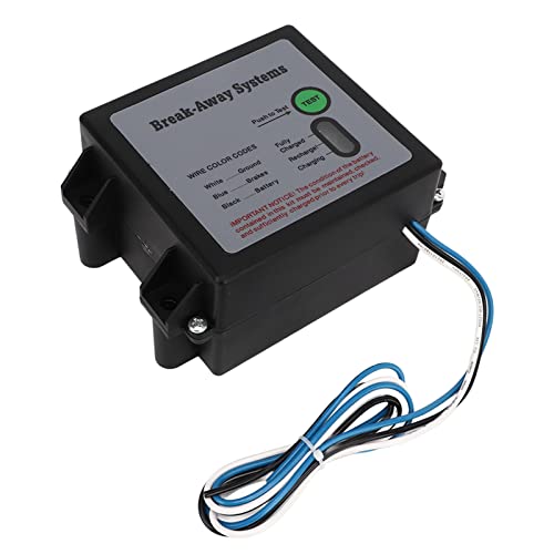 Trailer Breakaway Kit, Universal For 12V Vehicle Trailer Breaks Breakaway Kit Electric Breakaway System Controller Kit With Led Indicator #TOP7