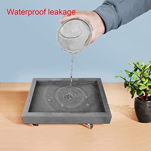 Chariot à roulettes pour plantes 40 cm, support de pot de fleurs résistant - 6