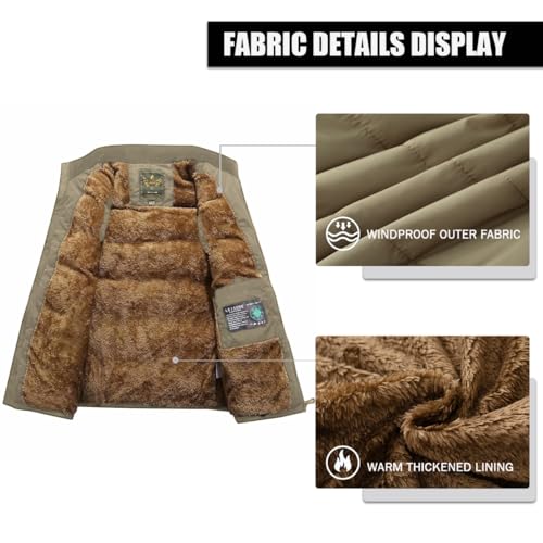 Image of Msmsse Men's Outerwear Vests Winter Quilted Padded Vest Gilet Stand Collar Warm Puffer Vest