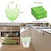 Biodegradable Bin Bags Liners 120PCS, 10L Small Food Waste Trash Bags with Handle, KITBEST Green Caddy Liner Pedal, Compostable Swing Garbage Bag Bathroom Office Toilet Kitchen (45x59cm) #4