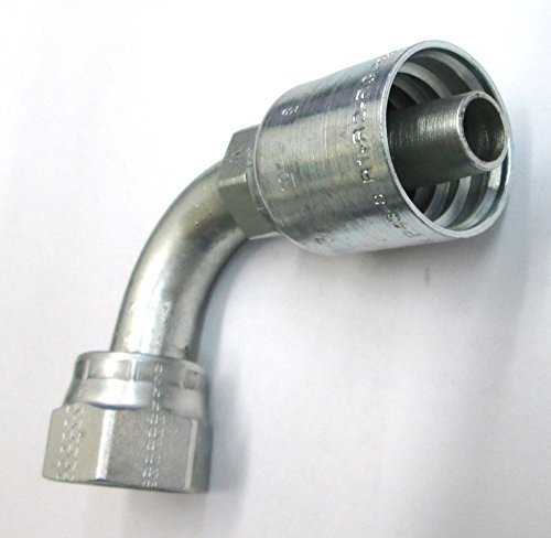 HF 1J543-06-04 - Parker 1J543-6-4 Fitting 1/4'' Hose X 3/8'' Female Seal-Lok - Swivel - 90° Elbow - Medium Drop (Forseal/O-Ring Face)