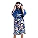 Serviette de Bain Robe Rapide à Changement de Poids léger pour la Baignoire de Plage Surf de Baignoire, Serviette de Poncho à Capuche en Microfibre pour Hommes Femmes