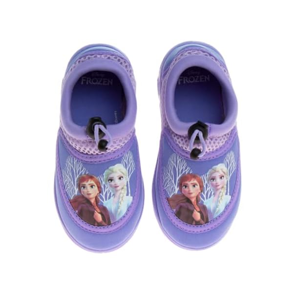 Disney Frozen Water Shoes for Girls- Pool Aqua Socks for Kids- Anna Elsa Sandals Princess Bungee Waterproof Beach Slides…