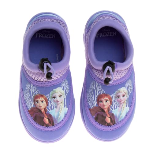 Disney Frozen - Zapatos de agua para niñas, calcetines de agua para piscina, para niños, Anna Elsa, sandalias de princesa Bungee impermeables, sandalias de playa, con carácter...