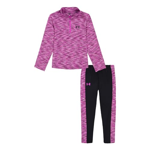 Image of Under Armour Girl's 2-piece Quarter Zip Top and Pants Set