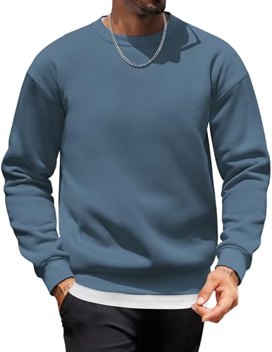 COOFANDY Men's Crewneck Sweatshirts Long Sleeves Fleece