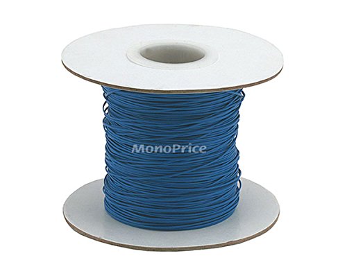 Monoprice 101408 290m Wire Cable Tie Reel, Blue