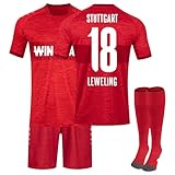 ⚽ ANWENDUNG: Dieses Stuttgart Fußballtrikot ist perfekt für das tägliche Tragen wie Fußballspiele, alle Arten von Ballspielen, Laufen im Freien, Training, Fitness, etc. Es ist ein lässiges und atmungsaktives Trainingstrikot für Kinder und Erwachsene. Mit diesem Trikot kann jeder wie ein Profispieler laufen!