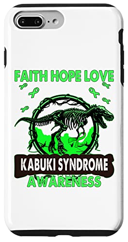 Iphone 7 Plus/8 Plus Dinosaur Faith Hope Love Kabuki Syndrome Awareness Case #TOP10