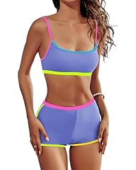 Neon Purple Bathing Suits