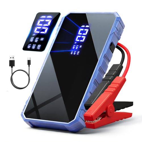 Catálogo de Arrancador de Auto Walmart Top 10. 43 ALLWYOU Arrancador de Batería de Coche,. Iluminación Led de Tres Modos. Arrancador de Batería de Auto Portátil 12 V, Apto para Motores de Gasolina y Diésel con Una Cilindrada...