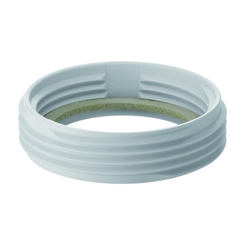 Schläfer Men's Bianco 619711 | Low Siphon Reducer 1 1/2 To 1 1/4 In Plastic, Siphon Adapter, Sink Drain Reducer, Space Saving Siphon Reducer 1 1/2 / 1 1/4 Fe