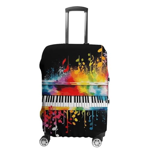 Housse de bagage note de musique élastique pour valise cabine et soute anti-rayures