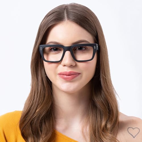 Image of Shisen Fox Habiki 2.0 Acetate Spectacles Frames for Men & Women with Demo Lenses | Classic Oval Full Rim Eyeglass Frame | Durable & Stylish Eye Frames for Men & Women