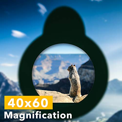 Monoculars Telescope, Eagwell Zoom Monocular Telescope, Waterproof Monocular Scope For Sporting Events, Concerts, Wildlife, Hunting ,Fishing ,Travelling (40X60 Zoom) #TOP2