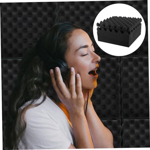 Yardwe 8Pcs Paneles Acústicos Aislantes Autoadhesivos para Reducción de Ruido para Estudios en Casa miniatura 7