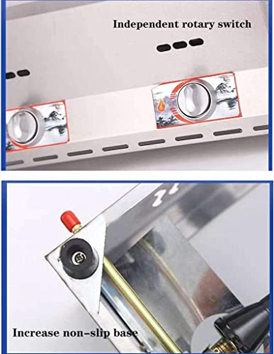 Multifunktions-Gas-Fritteuse,gewerbliche professionelle Fritteuse,freistehende Temperaturregelung,einstellbare Feuerkraft,mit Körben und Deckel,für Pommes Donuts,Fisch – Bild 5