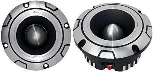 Upgraded Die-Cast Aluminum Bullet Super Tweeter - Powerful 400 Watt Peak 2.5k - 20 kHz Frequency Response and 4 Ohm w/ 102dB (1w/1m) Sensitivity and 1.5” Kapton Voice Coil - Lanzar Optidrive OPTIBT38