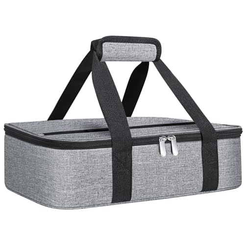 esouler Insulated Casserole Carrier Bag Hot & Cold Food Carrier Bag Lasagna Holder Lunch Bag for...