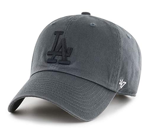 '47 Los Angeles Dodgers Clean Up Charcoal Adjustable Dad Cap
