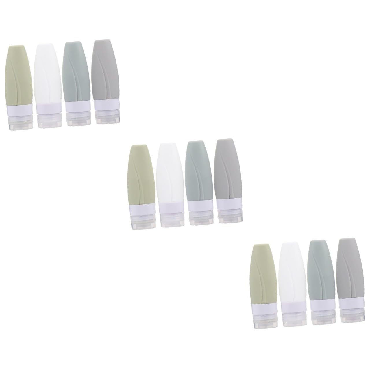 FRCOLOR 3 Set Di Bottiglie Vuote Da Viaggio Per Lozione Pompa Per Flaconi Da Viaggio Per Shampoo E Sapone Contenitore Portatile 4 Pezzi * 3