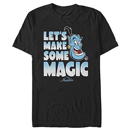 T-shirt Disney XL homme noir en coton respirant Princess Magic Maker
