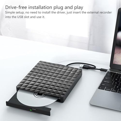 Grabadora externa USB 3.0 para DVDs portátil miniatura 6