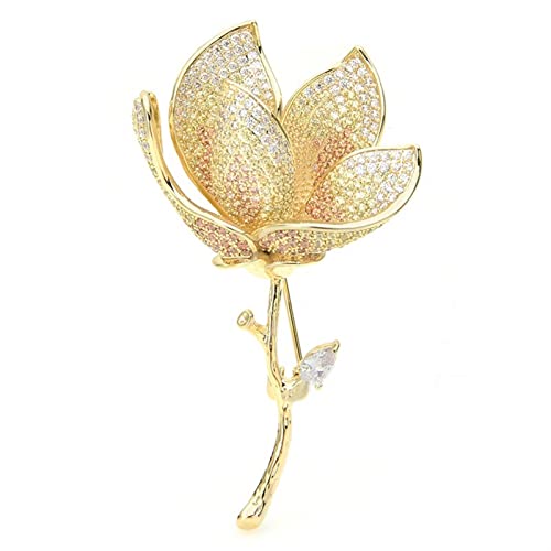 Broche fleur pour femme le parfait accessoire élégant de banquet et mariages