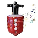 Sound et lumière merveilleux: Light Up Spin Top est aimé par les , c'est un jouet Top Top Music Funding. Il tourne avec des effets lumineux et de la musique festive.