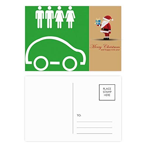 Cartes postales Père Noël lot de 20 cadeaux pour correspondance