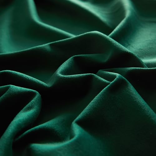 Image of JUSPURBET 16x16 Decorative Velvet Throw Pillow Covers Set of 2,Dark Green | Modern Soft Cushion Covers Cases with Hidden Zipper for Couch Sofa Bed Living Room Bedroom Christmas Decor
