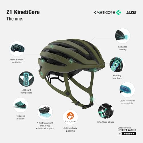 LAZER Helmet Z1 Kineticore Road Cycling Helmet