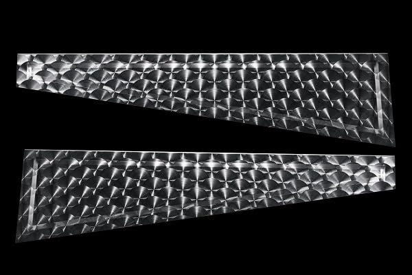 07クオン　ウインドウパネル 窓 飾り ステンレス ウロコ柄 07クオン ウインドウパネル 窓 飾り ステンレス ウロコ柄 07クオン