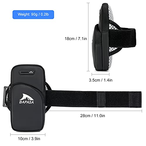 Tomshin Bolsa de suporte para telefone de corrida à prova de suor para braçadeira de telefone Bolsa