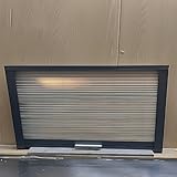 MLYAYE Persianas para armarios Puertas para armarios, Puertas corredizas Plegables y Flexibles para Uso Comercial. Puerta de Repuesto portátil(W 39 x H 31 in)