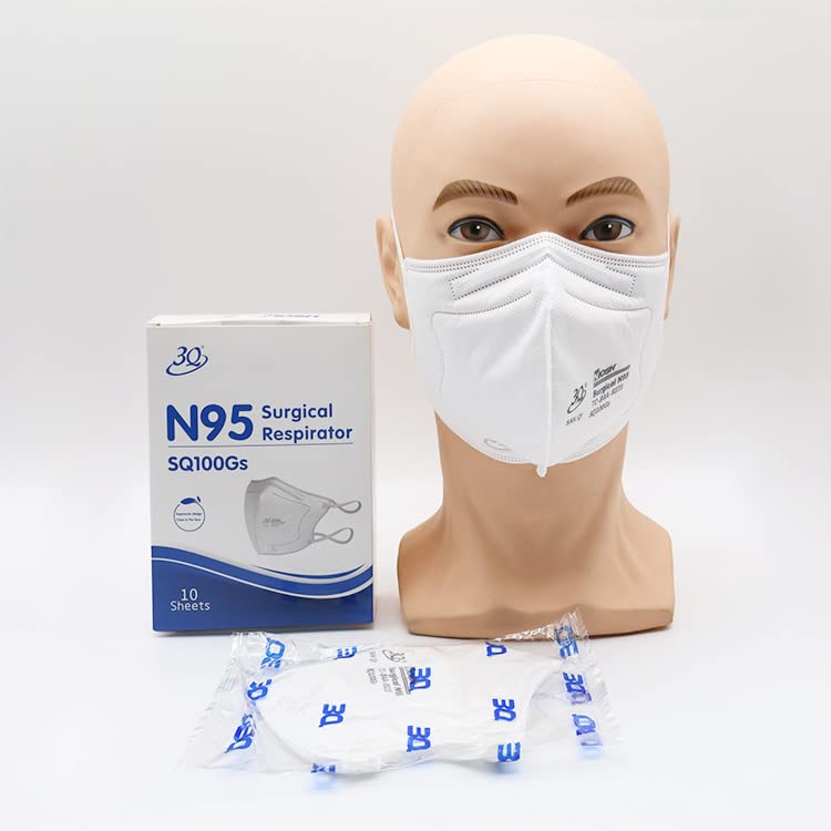 詳細不明　未使用　未開封　N95マスク　米国NIOSH規格 　立体型 ３Q　N95　SQ100G　個別梱包品　10枚入りⅹ5箱＝50枚　個別梱包 3Q N95マスク SQ100Gs NIOSH認証・FDA認証