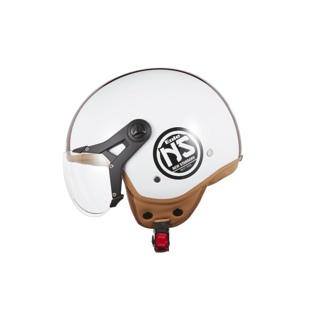 EOLE Casque Jet NEW STANDARD Blanc & Rouge