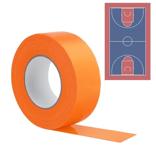 Outdoor Marking Tape – Sport Tape, Durable Strip | High Visibility Court Marking Tape for Tennis, Soccer, Basketball with Waterproof Adhesive for Grass, Concrete, Indoor Outdoor Surfaces