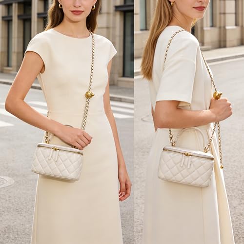 DORIS&JACKY Quilted Box Crossbody