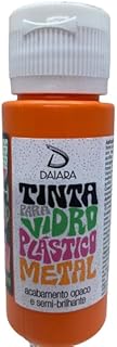 Tinta artesanato para Vidro, Plastico e Metal 60 ml Base Dagua (06 LARANJA) - Produto 9 mais recomendado com 0 estrelas